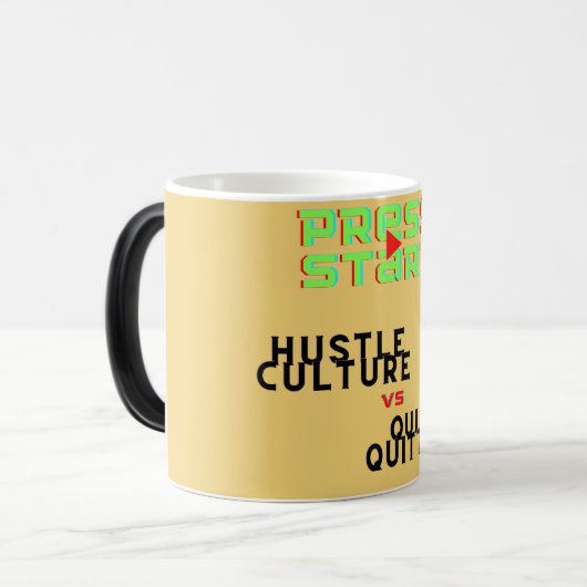 PERS START, HUSTLE CULTURE VS QUIET QUITING MAGISCHE MOK (Voorkant links)