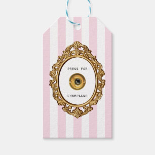 Pers voor Champagne Cadeaulabel