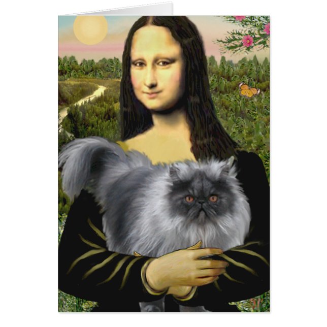 Persan fumée bleu de Mona Lisa (Devant)
