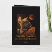 PERSAN NOIR MERCAT - carte de HALLOWEEN (Dos)