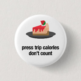 persberichten tellen niet mee (kaas) ronde button 3,2 cm