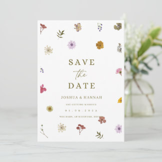 Persbloem save the date uitnodiging