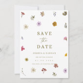 Persbloem save the date uitnodiging  (Voorkant)