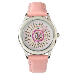 Persbloemkunst van S. Frigui Van het Origineel Horloge
