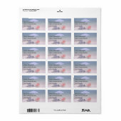 Perscène met ruststoelen etiket (Full Sheet)