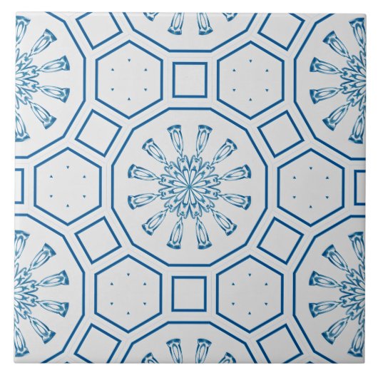 Perse, carreaux bleus, carreaux marocains, (Devant)