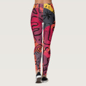 Persée moderne Un dessin Leggings (Dos)