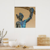 Perseo met hoofd Medusa Poster (Keuken)