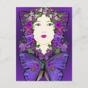 Persephone and Butterfly Briefkaart