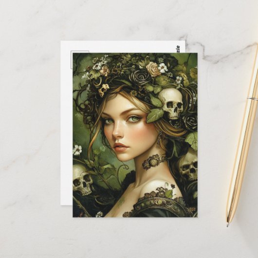 Persephone Briefkaart (Voorkant / Achterkant in situ)