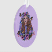 Persephone godin spring butterflies van Renee L Ornament (voorkant)