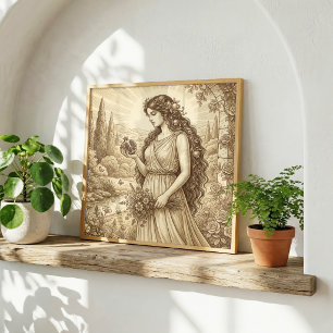 Persephone Griekse mythologie Poster