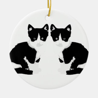 "persephone&hades" tuxedo kattenversiering keramisch ornament