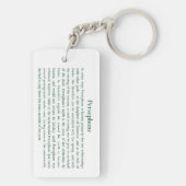 Persephone Sleutelhanger (achterkant)