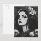 Persephone zwart en wit briefkaart (Voorkant / Achterkant)