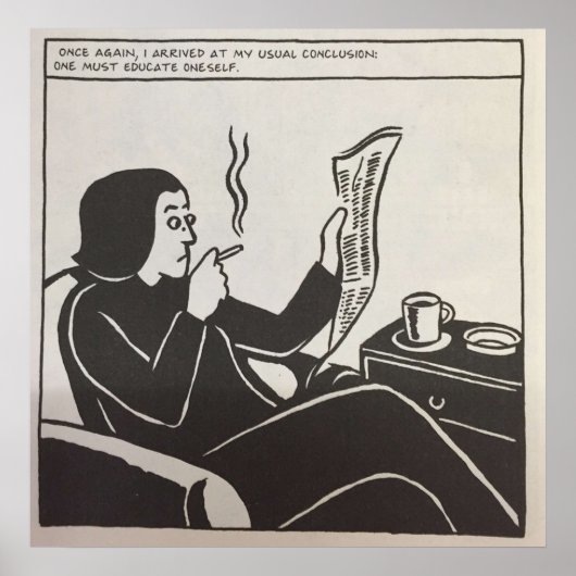 Persepolis Educate Oneself Poster (Voorkant)