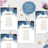 Perseus Celestial Seating Plan Card met gastnamen