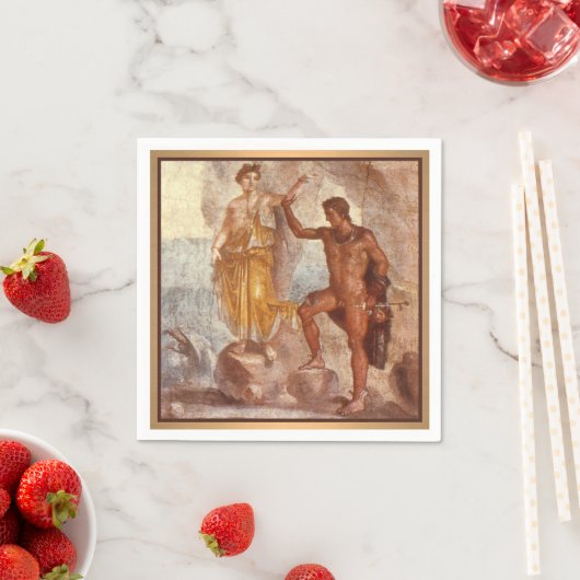 Perseus en Andromeda Papieren servetten (Insitu)