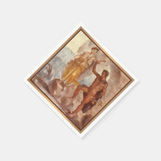 Perseus en Andromeda Papieren servetten (Hoek)