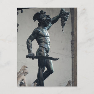 Perseus met het hoofd van Medusa Briefkaart
