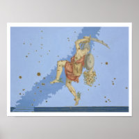 Perseus met het hoofd van Medusa, uit 'Uranometria