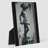 Perseus met hoofd Medusa Fotoplaat (Zijkant)