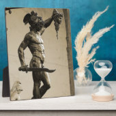 Perseus met hoofd Medusa Fotoplaat (Zijkant)