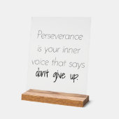 Perseverance acryl teken acryl bord (Hoek)