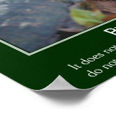 Perseverance Confucius Quote Turtle Inspirerend Poster (Hoek)