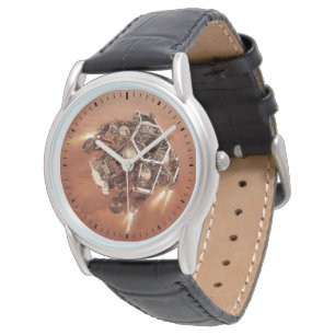 Perseverance Rover vuurt afdaling fase motoren op Horloge