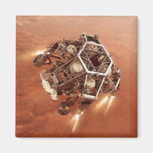 Perseverance Rover vuurt afdaling fase motoren op Magneet