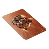 Perseverance Rover vuurt afdaling fase motoren op Magneet (Rechterzijde)