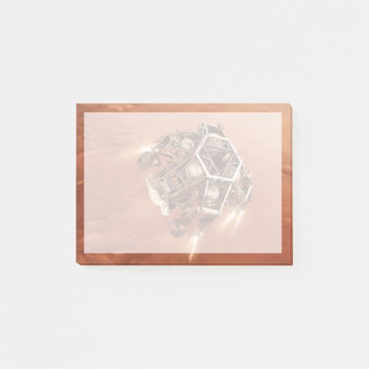 Perseverance Rover vuurt afdaling fase motoren op Post-it® Notes (Voorkant)