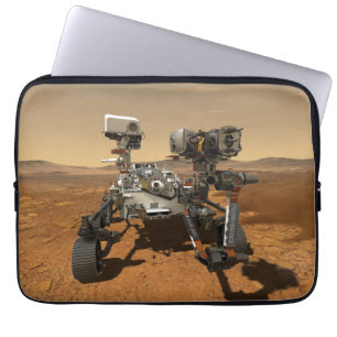 Perseverance Rover werkt op het oppervlak van Mars Laptop Sleeve