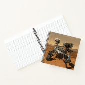 Perseverance Rover werkt op het oppervlak van Mars Notitieboek (Binnen)