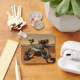 Perseverance Rover werkt op het oppervlak van Mars Sleutelhanger