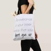 Perseverance schouder Canvas tas (Dichtbij)