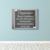 Persévérance Toile Inspirationnelle (Insitu (Plancher de Bois))