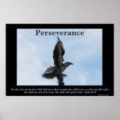 Perseverantie Eagle Sculpture Poster (Voorkant)