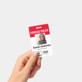 Persfotopas ID Badge (Handheld)