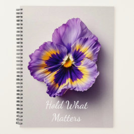 Persgedrukte Bloemherinnering | Sentimenteel Botan Planner