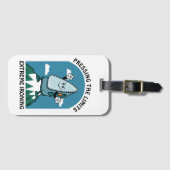 Persgrenzen Extreme Strijken Grappig Strijkijzer Bagagelabel (Voorkant (horizontaal))