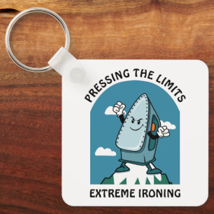 Persgrenzen Extreme Strijkijzer Funny Iron Sleutelhanger