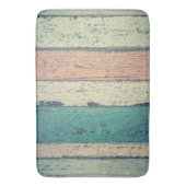 Pershuis geschilderd hout oceanside gestript badmat (Voorkant Verticaal)