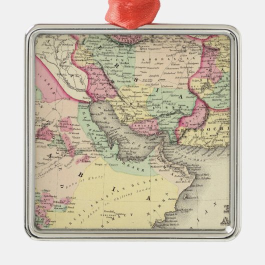 Persia Arabia Metalen Ornament (Voorkant)