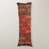 Persia Bijar Bright Red Yellow Lichaamskussen (Voorkant Verticaal)