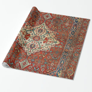 Persia Bijar Royal Red Green  Cadeaupapier