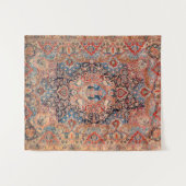 Persia Carpet Black Red Wandkleed (Voorkant (horizontaal))