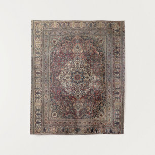 Persia Doroksh Dusty Dull Blue Grey Green  Wandkleed