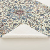 Persia Dusty Blue Gray Accent Sherpa Deken (3/4)